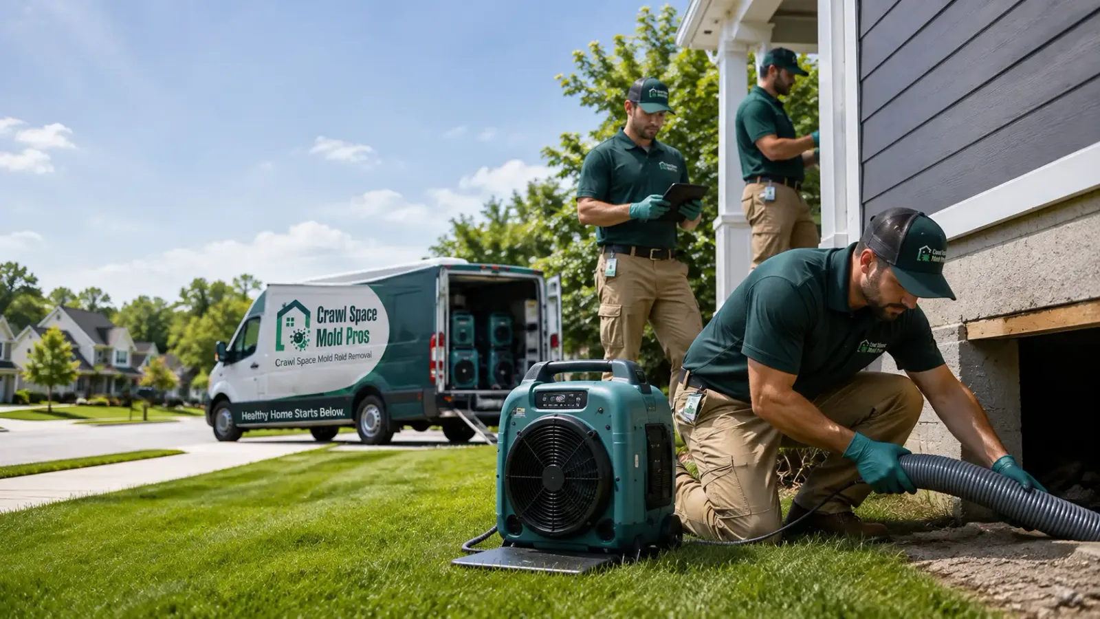 Crawl Space Mold Removal in Thornton, WA
